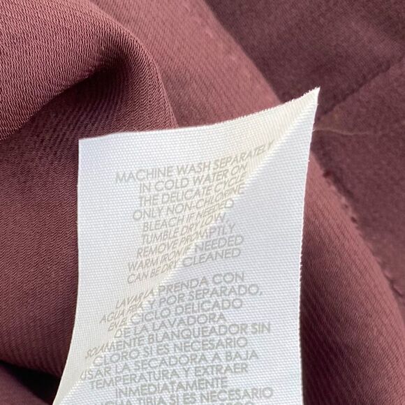 CABI Entice Long Sleeve Blouse Plum Style 3092 Size Large. VGUC! - Picture 7 of 7